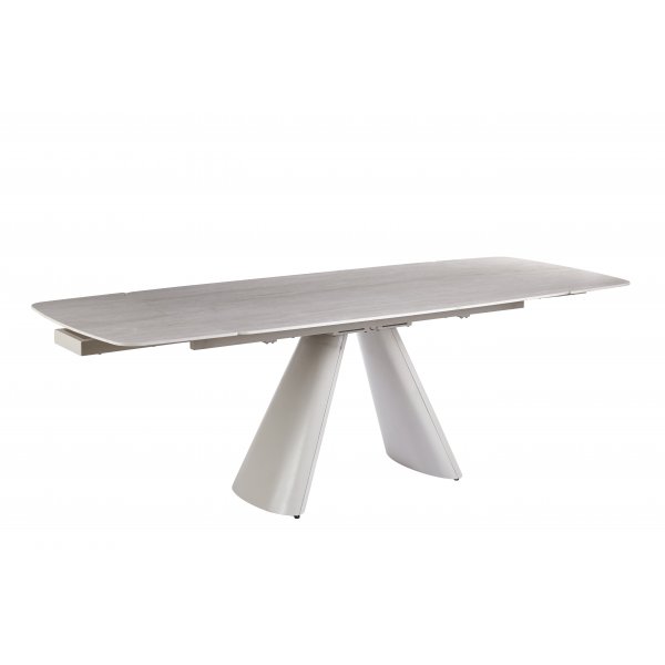 Saturnus-ruokapöytä, jatkettava 165-240 cm - Beige travertiini Saturnus-ruokapöytä, jatkettava 165-240 cm - Beige travertiini