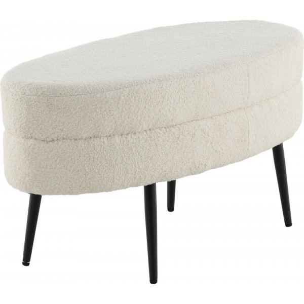 Rino pouf - Valkoinen nalle Rino pouf - Valkoinen nalle