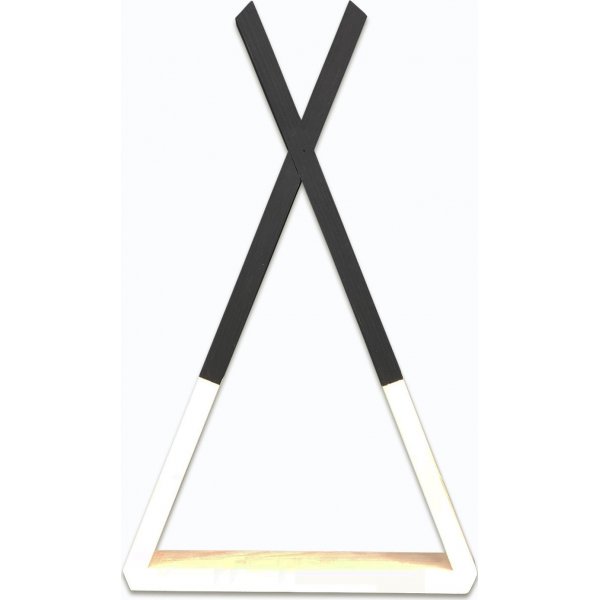 Rafa seinähylly 139 - pähkinä/musta Rafa seinähylly 139 - pähkinä/musta