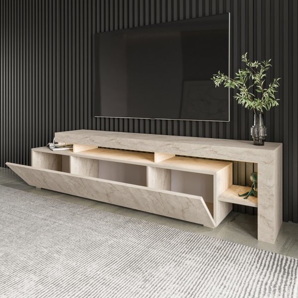 Beliz TV-taso travertiinia - 192 cm