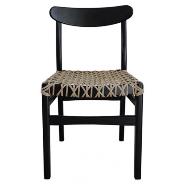 Norrland tuoli ZA010420 pajuistuimella - musta Norrland tuoli ZA010420 pajuistuimella - musta