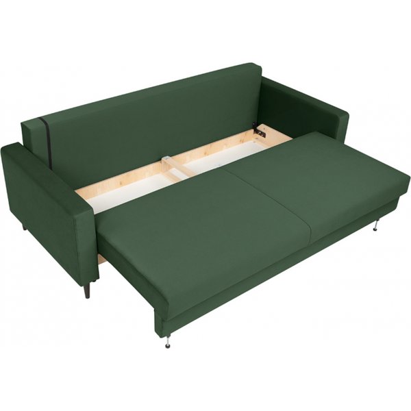 Rimi 3-istuttava vuodesohva - Vihreä Rimi 3-istuttava vuodesohva - Vihreä