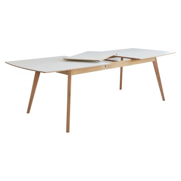 Perstorpin ruokapyt 180-230 cm - Tammi / valkoinen