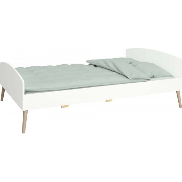 Softline-sänky 140 x 200 cm - Valkoinen Softline-sänky 140 x 200 cm - Valkoinen