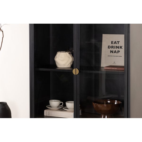 Alexanderin vitriinikaappi - musta