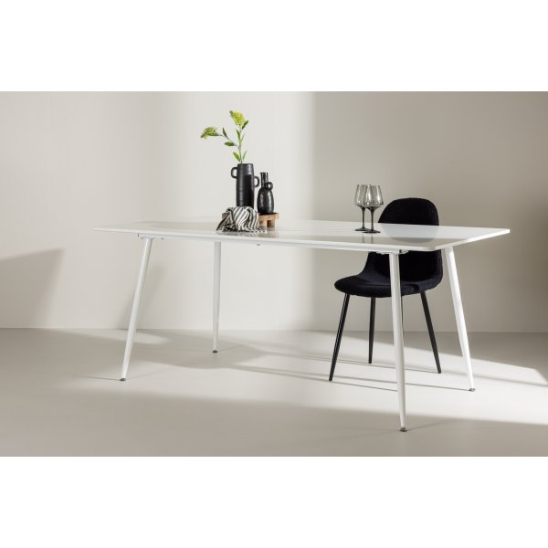 Silar ruokapöytä 180 x 90 cm - Valkoinen Silar ruokapöytä 180 x 90 cm - Valkoinen