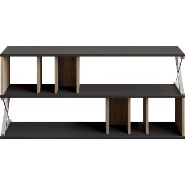 Termas mediapenkki - Musta/kromi Termas mediapenkki - Musta/kromi