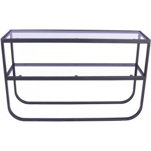 Korsbacken konsolipyt - Musta/lasi