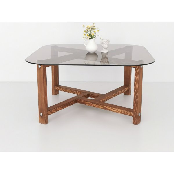 Zen-sohvapöytä 80 x 80 cm - Tammi Zen-sohvapöytä 80 x 80 cm - Tammi