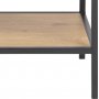 Seaford kenkhylly 32 cm - tammi/musta