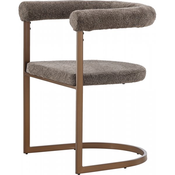 Aamuruokailutuoli - Ruskea boucle