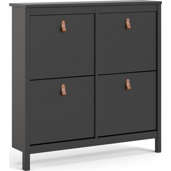 Madrid kenkäkaappi - musta Madrid kenkäkaappi - musta