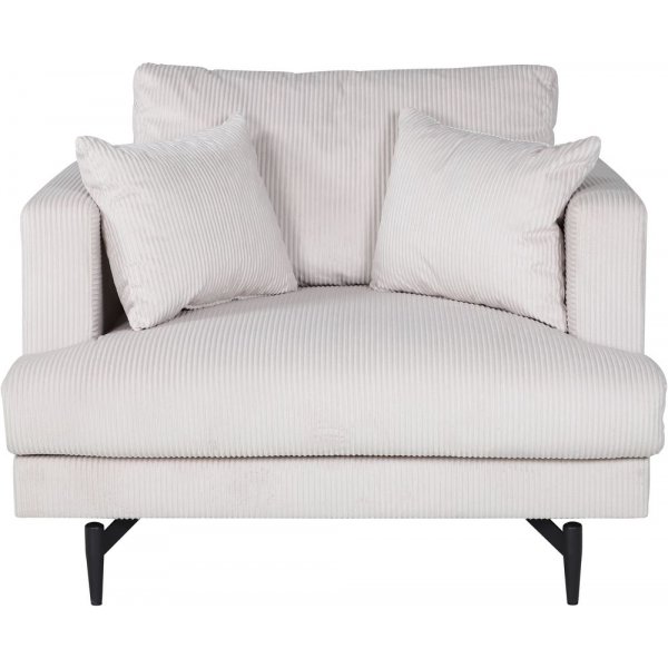 Hedlunda nojatuoli - beige vakosametti Hedlunda nojatuoli - beige vakosametti