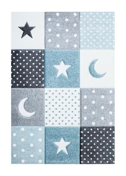 Konekudottu matto Octavia - Turkoosi