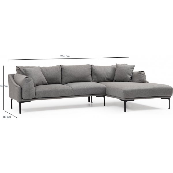 Leo divaani sohva - harmaa