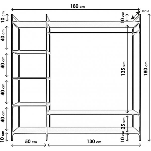 Pamir aulakalusteet - musta Pamir aulakalusteet - musta