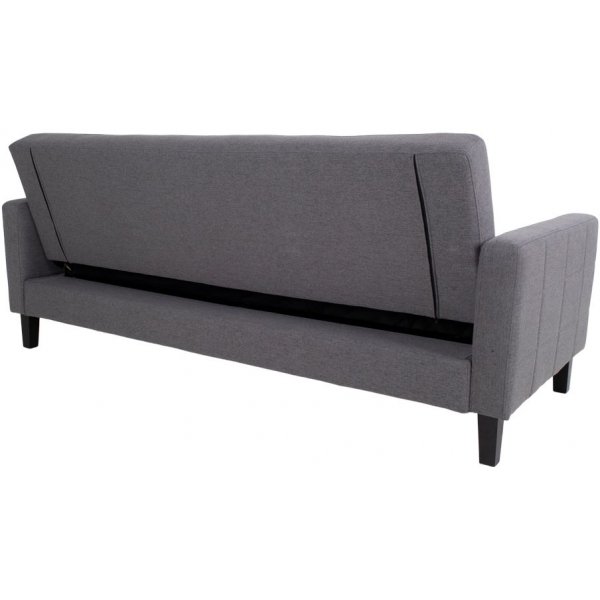 Milton vuodesohva - Tummanharmaa/koivu Milton vuodesohva - Tummanharmaa/koivu