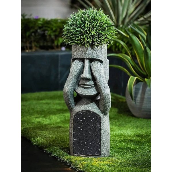 Buta-maljakko - harmaa/musta Buta-maljakko - harmaa/musta