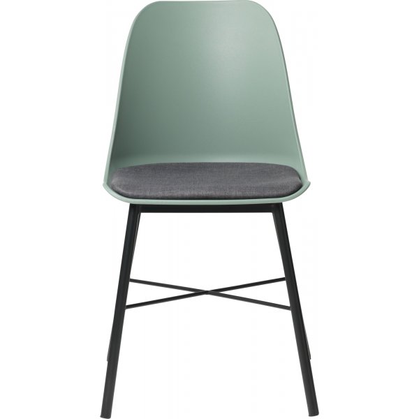 Oman vaaleanvihreä tuoli istuintyynyllä Oman vaaleanvihreä tuoli istuintyynyllä