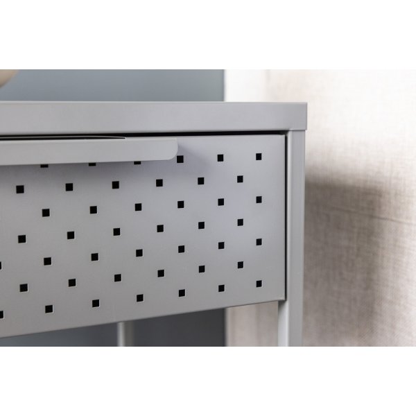 Sacramento yöpöytä - vaaleanharmaa Sacramento yöpöytä - vaaleanharmaa