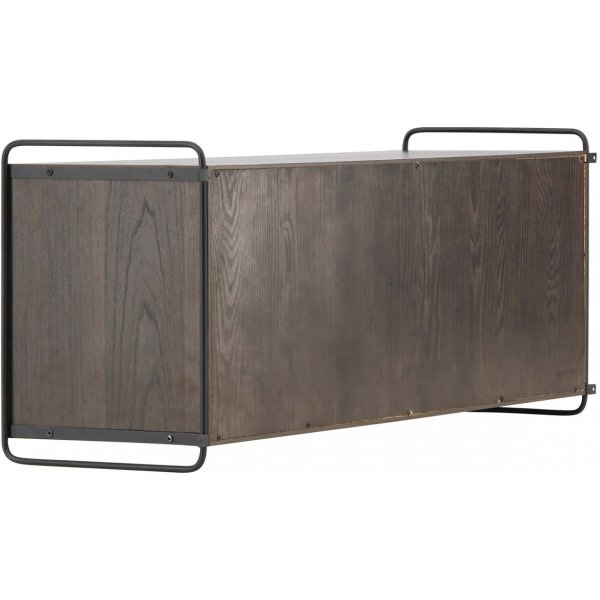 Paris-seinkaappi 48 x 122 cm - Musta/Mocca