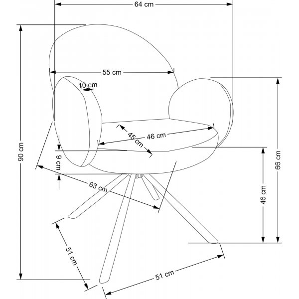 Cadeira ruokapydn tuoli 498 - harmaa