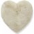Prrinen sydmenmuotoinen koristetyyny Beige - 45 x 45 cm
