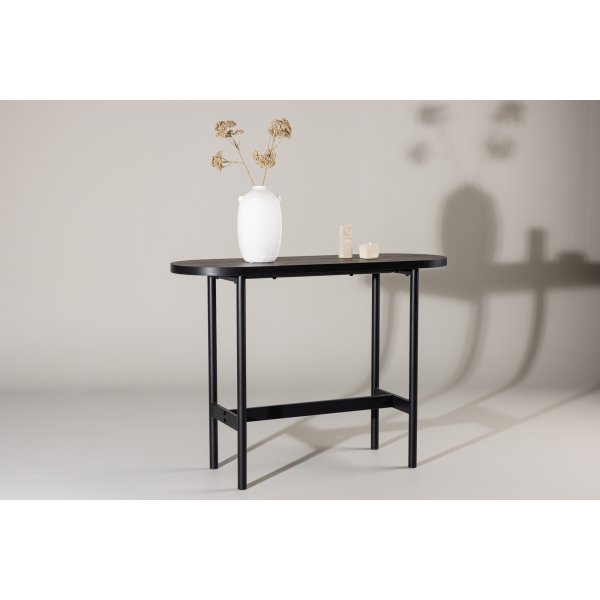 Luistin sivupyt 110 x 40 cm - Musta