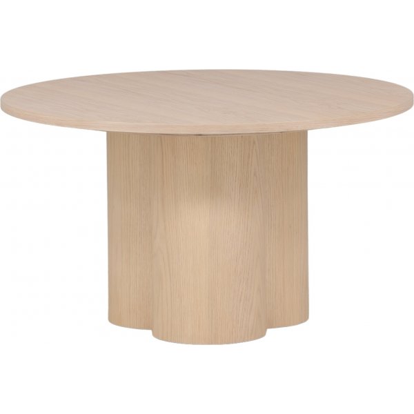 Olivia sohvapöytä Ø80 cm - Whitewash Olivia sohvapöytä Ø80 cm - Whitewash