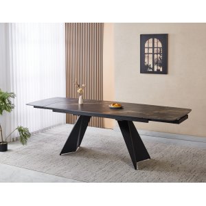 Saturnus-ruokapöytä, jatkettava 165-240 cm - Keraaminen kansi Saturnus-ruokapöytä, jatkettava 165-240 cm - Keraaminen kansi