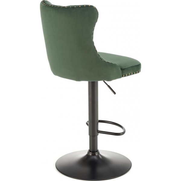 Tummanvihreä baarijakkara kaasujousella Tummanvihreä baarijakkara kaasujousella