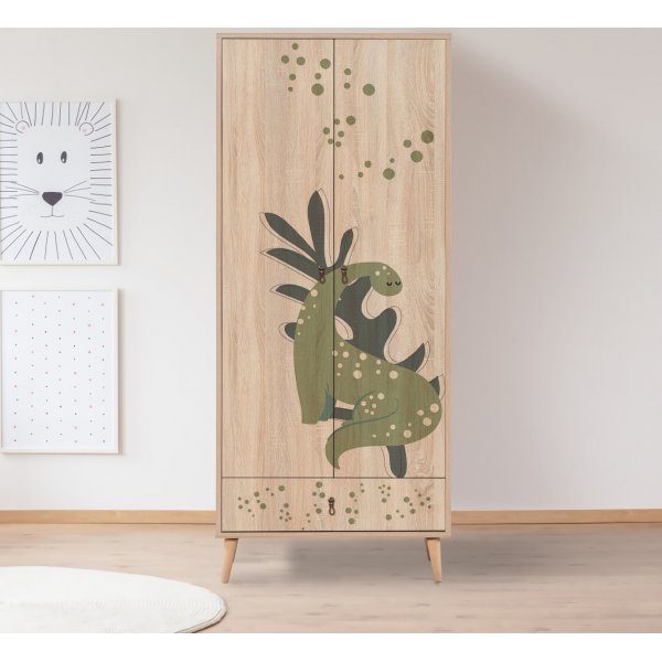 City Dino -vaatekaappi - beige City Dino -vaatekaappi - beige