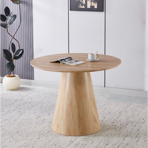 Moi pyöreä ruokapöytä Ø100 cm - Tammi Moi pyöreä ruokapöytä Ø100 cm - Tammi