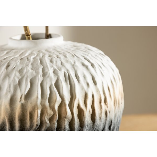 Ruutumaljakko 29 x 34 cm - beige/harmaa/valkoinen