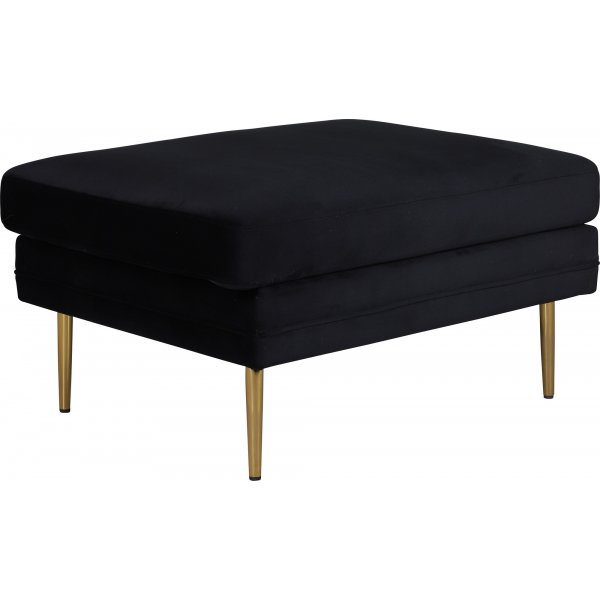 Savanna pouf - Musta sametti Savanna pouf - Musta sametti