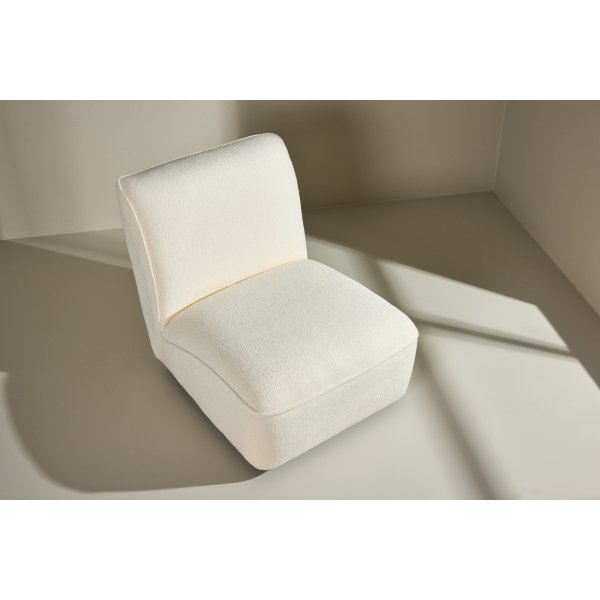 Nojatuolini - Valkoinen boucl�