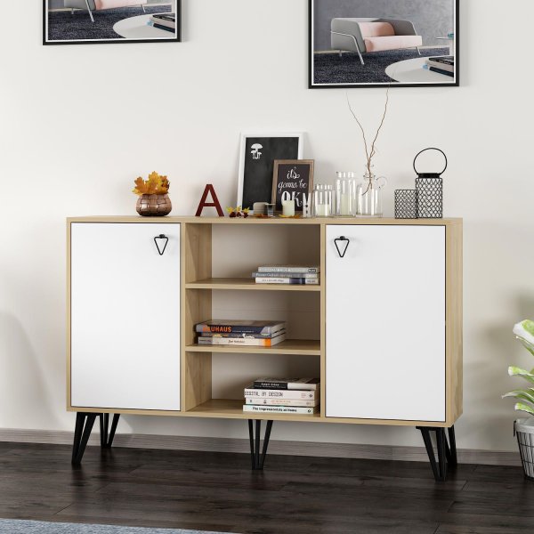 Tammi senkki - tammi/valkoinen Tammi senkki - tammi/valkoinen