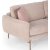 Mint 3-istuttava sohva - puuterivaaleanpunainen