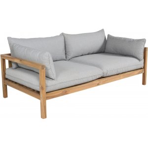 Marion 2-istuttava sohva - harmaa/luonnollinen