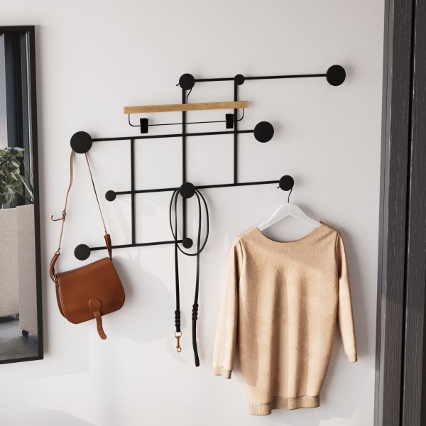 Fatara vaateripustin - musta Fatara vaateripustin - musta