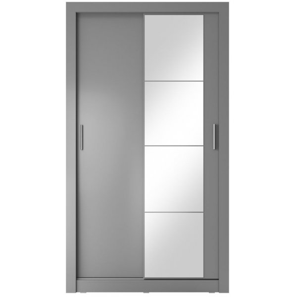 Mervyn vaatekaappi 120 - Harmaa Mervyn vaatekaappi 120 - Harmaa