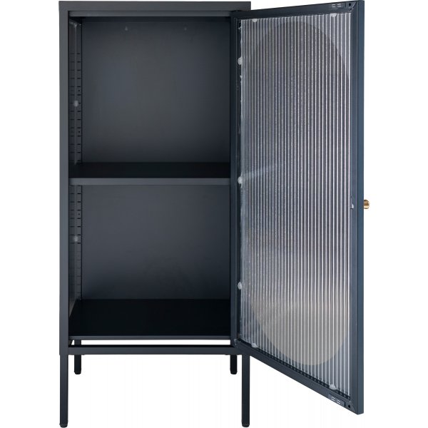 Adelaiden lasikaappi 110x50 cm - Musta Adelaiden lasikaappi 110x50 cm - Musta