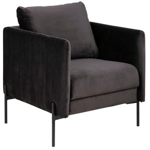 Livorna-nojatuoli - Antrasiitinvärinen velour Livorna-nojatuoli - Antrasiitinvärinen velour