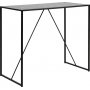 Seaford baaripyt 120 x 60 cm - Musta