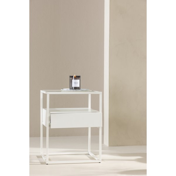 Fortaleza sivupyt 40 x 40 cm - Valkoinen