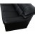 Dominic 3-istuttava sohva mustaa keinonahkaa + Huonekalujen tahranpoistoaine