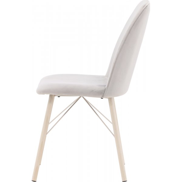 Päivittäinen ruokatuoli - harmaa/valkittu Päivittäinen ruokatuoli - harmaa/valkittu