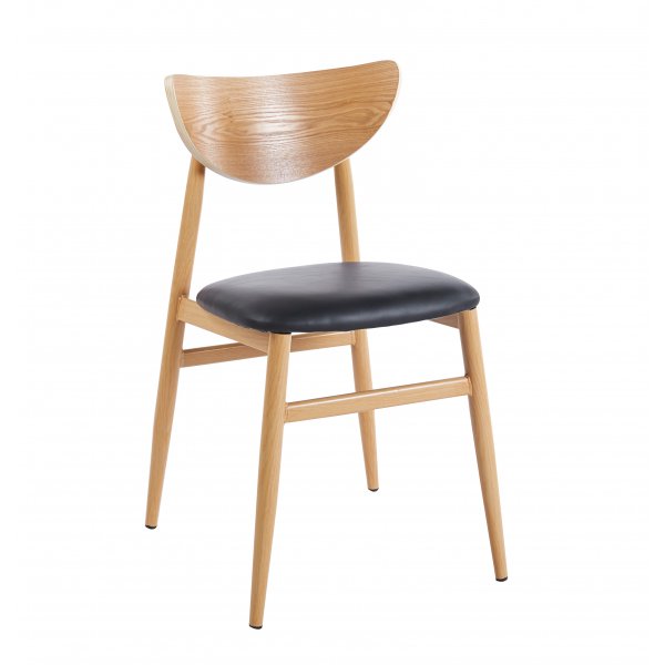 Ludvig-tuoli beigellä kankaalla ja tammella Ludvig-tuoli beigellä kankaalla ja tammella