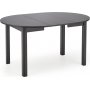 Berivan jatkettava ruokapyt 102-142 cm - Musta