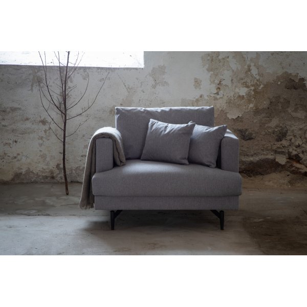 Hedlunda nojatuoli - harmaa Hedlunda nojatuoli - harmaa